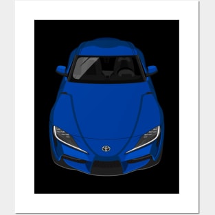 GR Supra 5th gen J29 - Blue Posters and Art